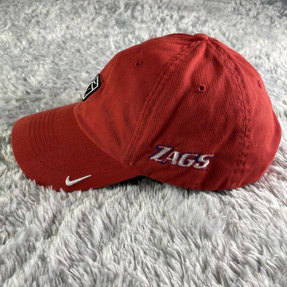 Gonzaga Bulldogs Zags Hat Cap Adjustable Red Nike Golf Needlecord Corduroy - Picture 4 of 12